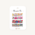 Liberty Floral Alligator Clip Set