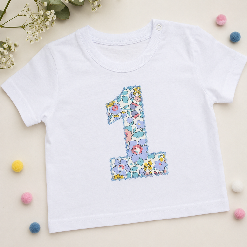 Personalised Number T-Shirt – Girls Birthday T-Shirt